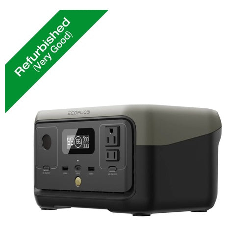 EcoFlow River 2 256Wh LiFePO4 Portable Power Station Generator [Refurbished]