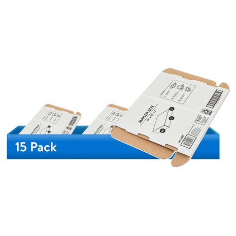 15-Pack Pen+Gear Recycled Tuck-Top Shipping Boxes (13" x 10" x 2")