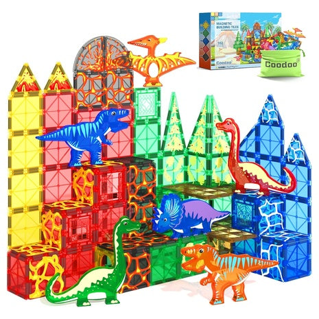 102-Piece Magnetic Tile Building Set