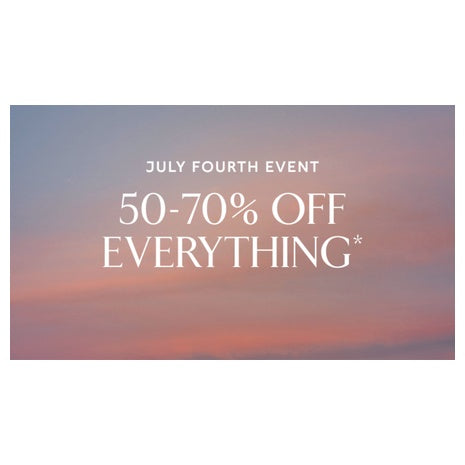 4th Of July Event: 50-70% Off On + Extra 25% Off On Everything At Banana Republic Factory