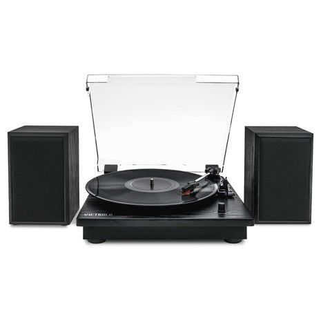3-Speed Belt Driven Turntable Montauk Vinyl Record Player