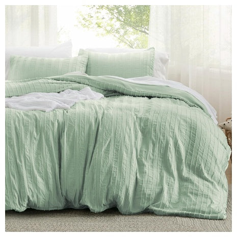 3-Pc Striped Boho Duvet Cover Sets