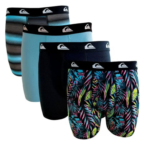 4-Pack Quiksilver Men's Performance Mesh Boxer Brief
