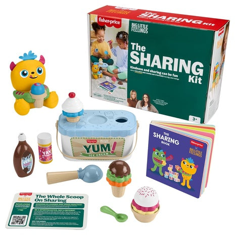 18-Piece Fisher-Price Toddler Toys Big Little Feelings Sharing Kit