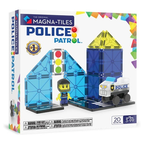 Magna-Tiles Police Patrol Set