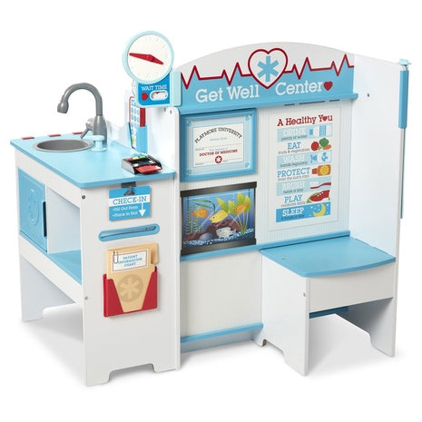 Melissa & Doug Wooden Get Well Doctor Activity Center