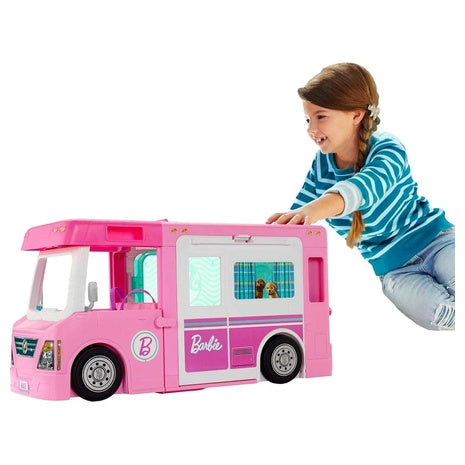 3-Ft Barbie 3-in-1 DreamCamper Vehicle