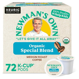 72 Newman's Own Organics Special Blend K-Cup Pods