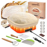 Electric Heated Silicone Sourdough Proofing Basket Set