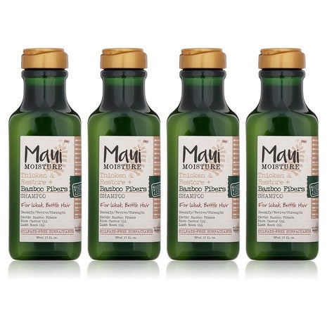 4-Pack Maui Moisture Thicken & Restore Bamboo Fibers Shampoo