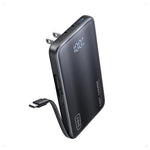 10000mAh INIU 45W Power Bank With Built-in USB-C Cable And Wall Plug
