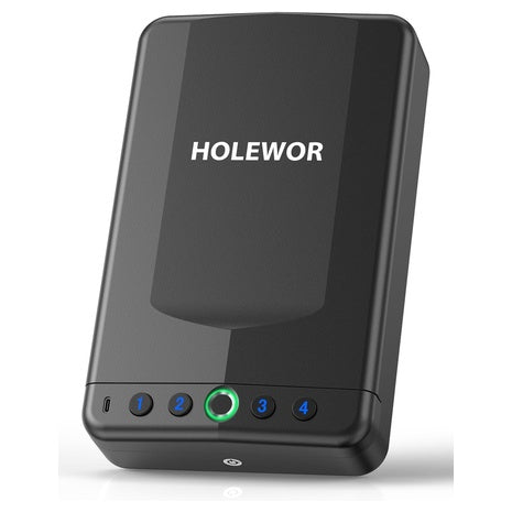 Biometric Car Gun Safe Portable Pistol Lock Box