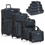4-Piece Travel Select Luggage Set + 4 Packing Cubes