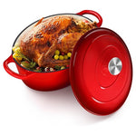 5-Qt Oval Cast Iron Dutch Oven