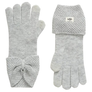 UGG Women's Bow Knit Gloves