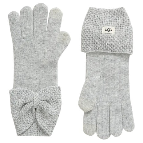 UGG Women's Bow Knit Gloves