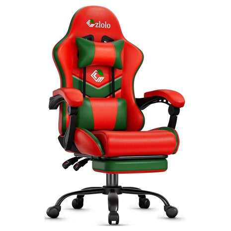 Czlolo Lumbar Support High Back Massage Gaming Chair