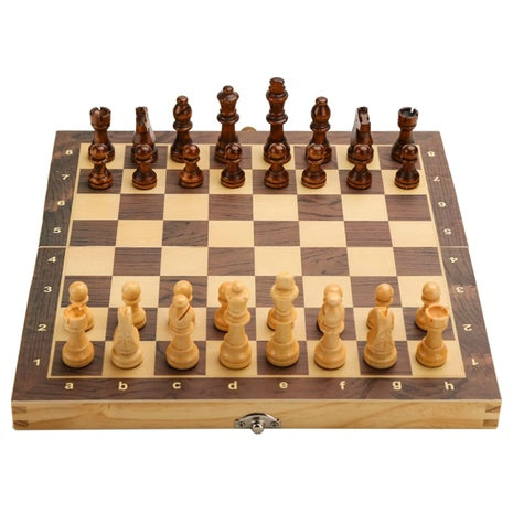 Magnetic Folding Wooden Chess Set