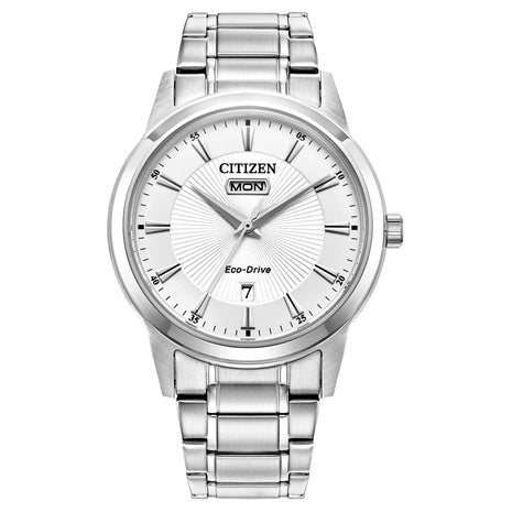 Citizen Eco-Drive Men's Classic Stainless Steel Bracelet Watch