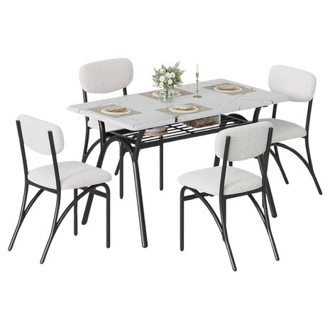Gaomon 5-Piece Modern Dining Table Set