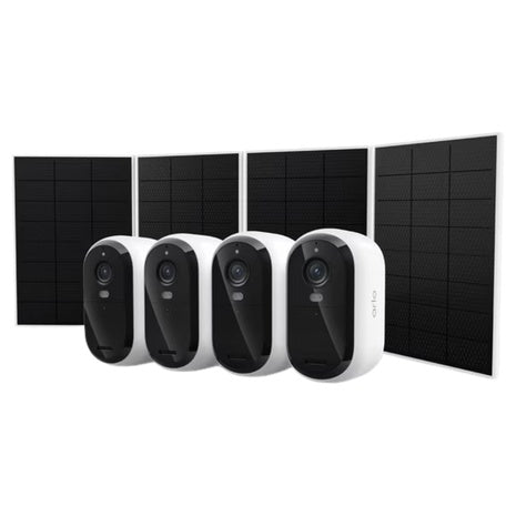 4-Pack Arlo Essential Outdoor Security Camera HD (3rd Gen) W/Solar Panels
