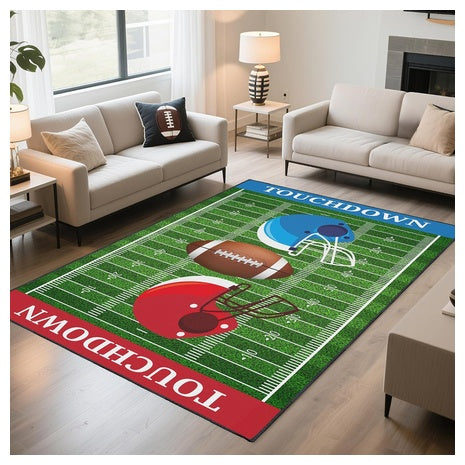 5ft X 7ft Vesocro Non-Slip Football Rug With Cool Print
