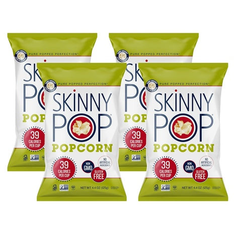 4 SkinnyPop Original Popcorn Bags