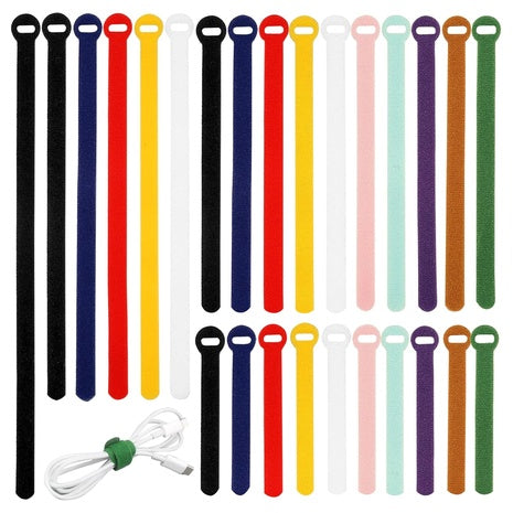 150 Reusable Hook and Loop Cable Organizer Wire Straps