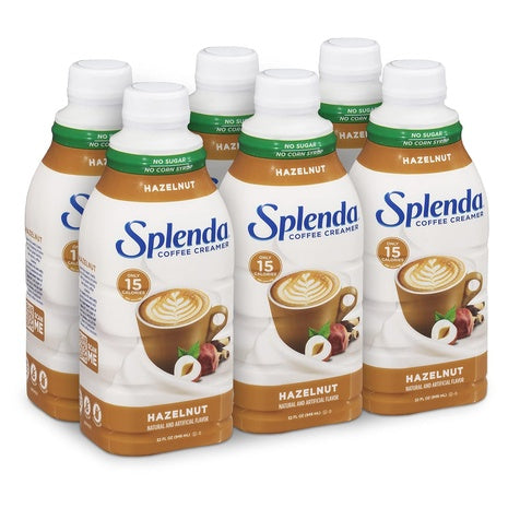 6-Pack Splenda Sugar Free Hazelnut Coffee Creamer (OU-D)