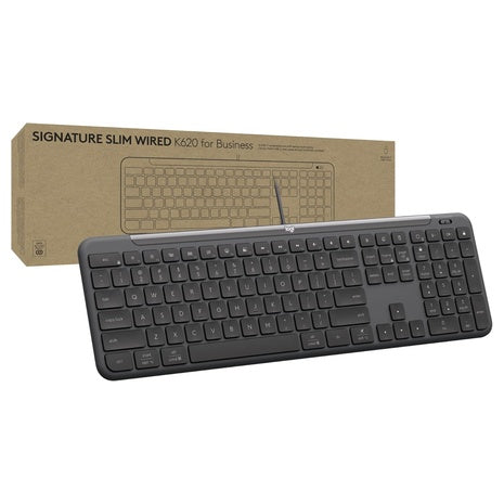 Logitech Signature Slim Wired K620 Full-Size Keyboard