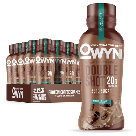 12-Pack OWYN 20g Protein Shakes Mocha Latte