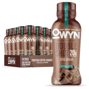12-Pack OWYN 20g Protein Shakes Mocha Latte
