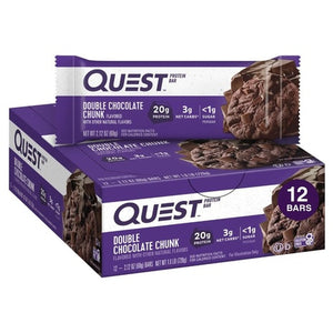 24 Quest Double Chocolate Chunk Protein Bars (OU-D)