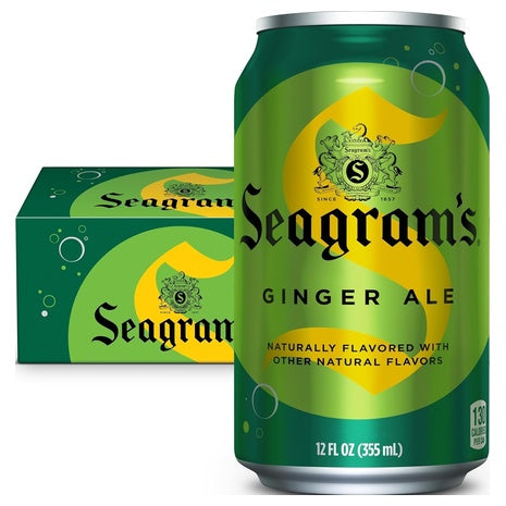 12 Cans Seagram's Ginger Ale