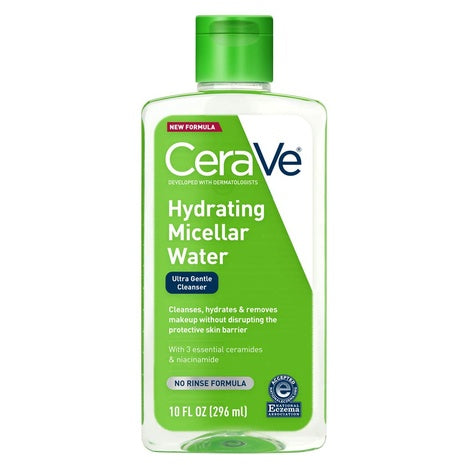 CeraVe Hydrating Micellar Water Facial Cleanser & Makeup Remover