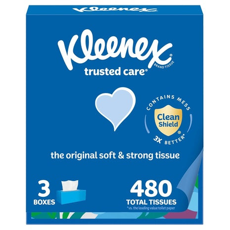30 Cube Boxes of Kleenex Tissues