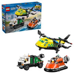 LEGO City Airplane, Service Truck & Hovercraft Remix