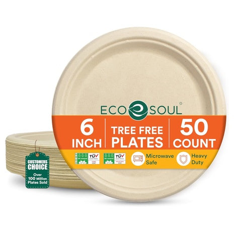 100 6" Heavy Duty Paper Plates