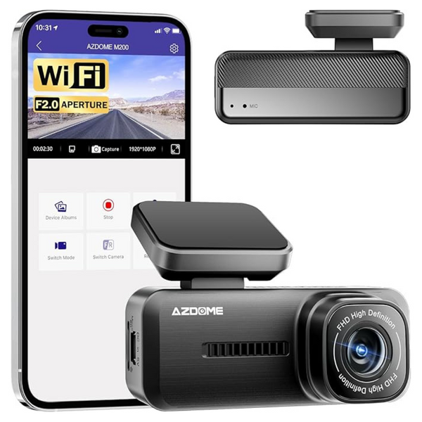WiFi Mini M200 1080P Front Dash Cam For Cars