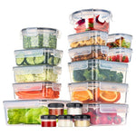 18 Food Storage Containers with Airtight Lids