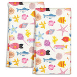 2-Pack Vintage Fish Kitchen Towels