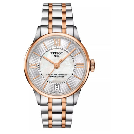 Tissot Women's Swiss Automatic Chemin des Tourelles Powermatic 80 Helvetic Pride Stainless Steel Watch