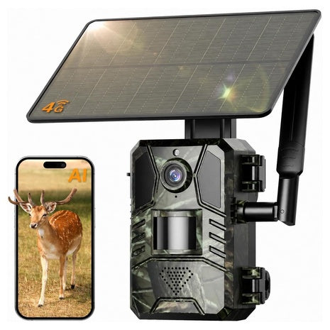 Loatos AI Detection 2K Live View 4G LTE Trail Camera