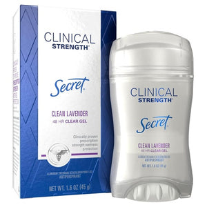 Secret Clinical Strength Clear Gel Antiperspirant & Deodorant