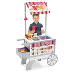 Melissa & Doug Snacks & Sweets Food Cart Play Set