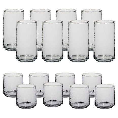 16-Pieces Anchor Hocking Brockhill Drinking Glasses