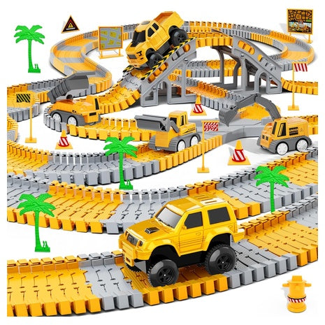 253-Piece Construction Race Track Play Set