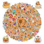 200 Capybara Waterproof Vinyl Stickers