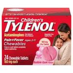 24 Children's Tylenol Chewable Tablets (2 Flavors)