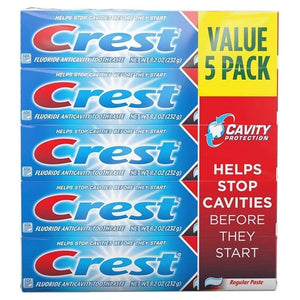 5 Crest Cavity Protect Toothpastes (8.2oz)